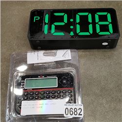 NEW PASSWORD SAFE AND LARGE DIGIT TIME CLOCK