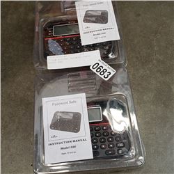 2 NEW RECZONE PASSWORD SAFES MODEL 595