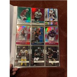 BINDER OF FOOTBALL CARDS, EXCLUSIVES, LIMITED EDITIONS, ETC