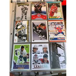 BINDER OF HOCKEY SUPERSTAR CARDS AND OTHERS