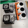 Image 1 : 3 EXPLORE ONE HD WIFI CAMERAS AND TWO GOPRO WATERPROOF CASES NO BATTERIES