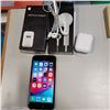 Image 1 : APPLE IPHONE 7 32GB IOS 12.3.1 NETWORK UNLOCKED WITH HEADPHONES, DATA CABLE, WALL CHARGER AND AIRPOD