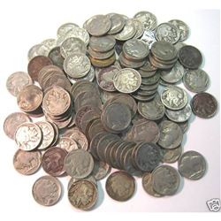 (100) Full Date Buffalo Nickels