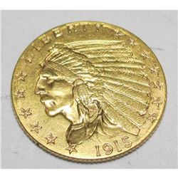 1915 $2.5 Gold Indian