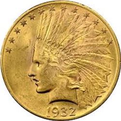 1932 $10 Gold Indian High Grade