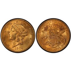 1904 HIGH GRADE $20 Gold Liberty