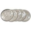 Image 1 : (5) Random Date BU Morgan Silver Dollars -no 21 s