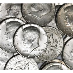 (50) Kennedy Half Dollars - 1964 - 90% Silver