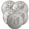 Image 1 : (5) Random Date US Silver Eagles