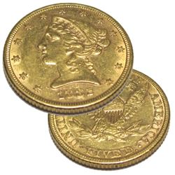 1882 P $5 Gold Liberty Half Eagle