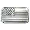Image 1 : 1 oz USA Flag Design Silver Bar .999 Pure