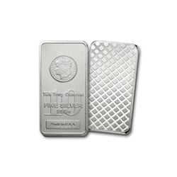 10 oz. morgan Design Silver Bar