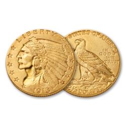 1913 $2.5 Gold Indian High Grade