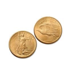 1908 NM $20 Gold aint Gaudens