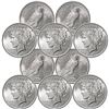 Image 1 : (10) 1923 BU Grade Peace Dollars