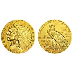 1927 $2.5 Gold Indian Quarter Eagle
