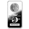 Image 1 : 5 oz. Morgan Design Pure Silver Bar .999