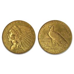 1910 $2.5 Gold Indian Quarter Eagle