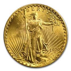 1926 $20 Gold Saint Gaudens High Grade