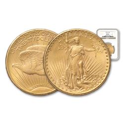 1924 MS 63 NGC $20 Gold Saint Gaudens