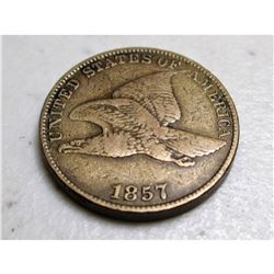 1857 Flying Eagle Cent - G-F Grade