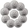 Image 1 : (10) Silver Canadian Maple Leaf Rounds