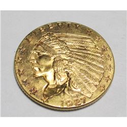 1927 $2.5 Gold Indian Quarter Eagle