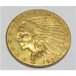 1926 $2.5 Gold Indian Quarter Eagle