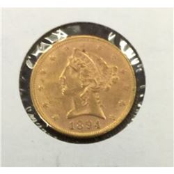 1894 $5 Gold Liberty Half Eagle