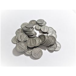 (50) Mercury Dimes -90% Silver