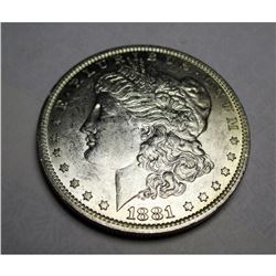 1881 O Morgan Silver Dollar