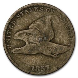 1857 Flying Eagle Cent VG Grade