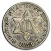 Image 1 : 1853 Three Cent Silver FIne Grade