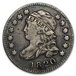 1820 Capped Bust Dime LG. O - F-VF