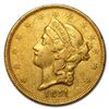 Image 1 : RARE 1851 $20 Gold Liberty F-VF Grade