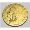 Image 1 : 1915 $2.5 Gold Indian XF Grade