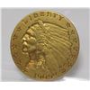 Image 1 : 1912 $2.5 Gold Indian XF AU Grade