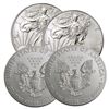 Image 1 : (4) US Silver Eagle Random Dates