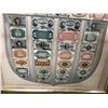 Image 3 : RARE Complete Set of Fractional Currency in Frame
