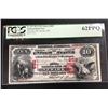 Image 1 : RARE PMG PPQ64 BANK NOTE $10 Nat. Curency