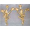 Image 1 : PAIR OF ROCOCO STYLE FRENCH WALL MOUNT CANDELABRA