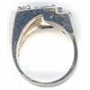Image 2 : SAPPHIRE 14K WHITE GOLD RING