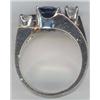 Image 3 : SAPPHIRE 14K WHITE GOLD RING