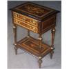Image 1 : VICTORIAN ROSEWOOD INLAID JEWELRY CABINET