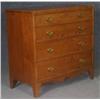 Image 1 : HEPPLEWHITE INLAID CHERRY FOUR DRAWER CHEST