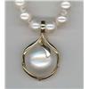 Image 2 : PEARL NECKLACE with 14k clasp