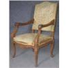 Image 1 : FRENCH CARVED TAPESTRY ARM CHAIR