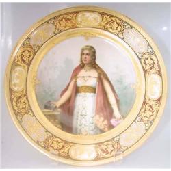 ROYAL VIENNA PORTRAIT PLATE