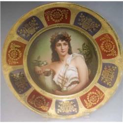 ROYAL VIENNA PORTRAIT PLATE