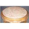 Image 2 : PAIR OF FRENCH STYLE MARBLE TOP PARLOR TABLES
